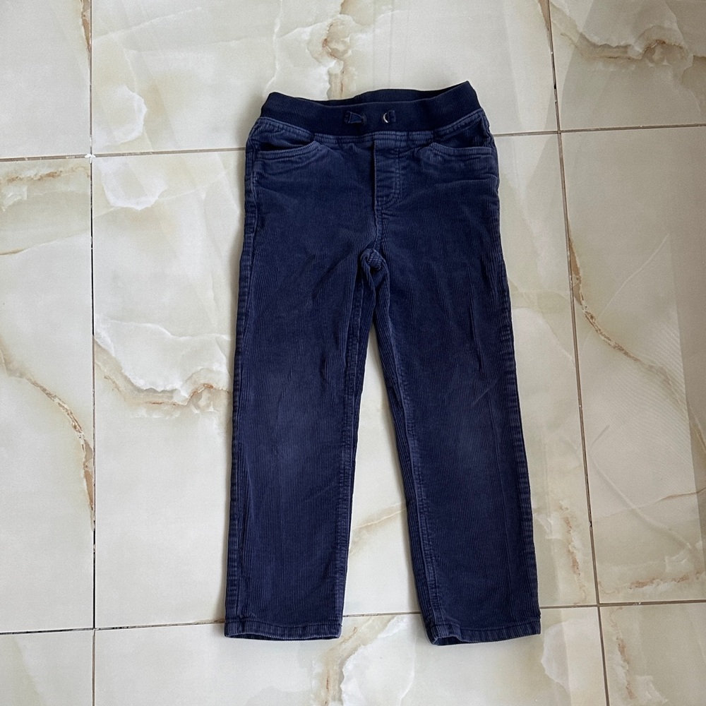 Hanna Andersson Dark Blue Kids corduroys pants 6-7 year old